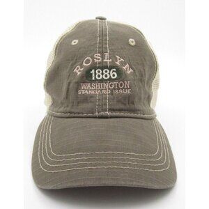 Roslyn 1886 Washington Standard Issue Mesh Embroidered Adjustable Hat (A)